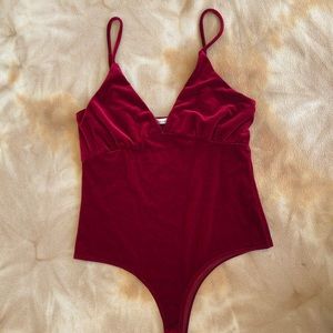 Suede Bodysuit